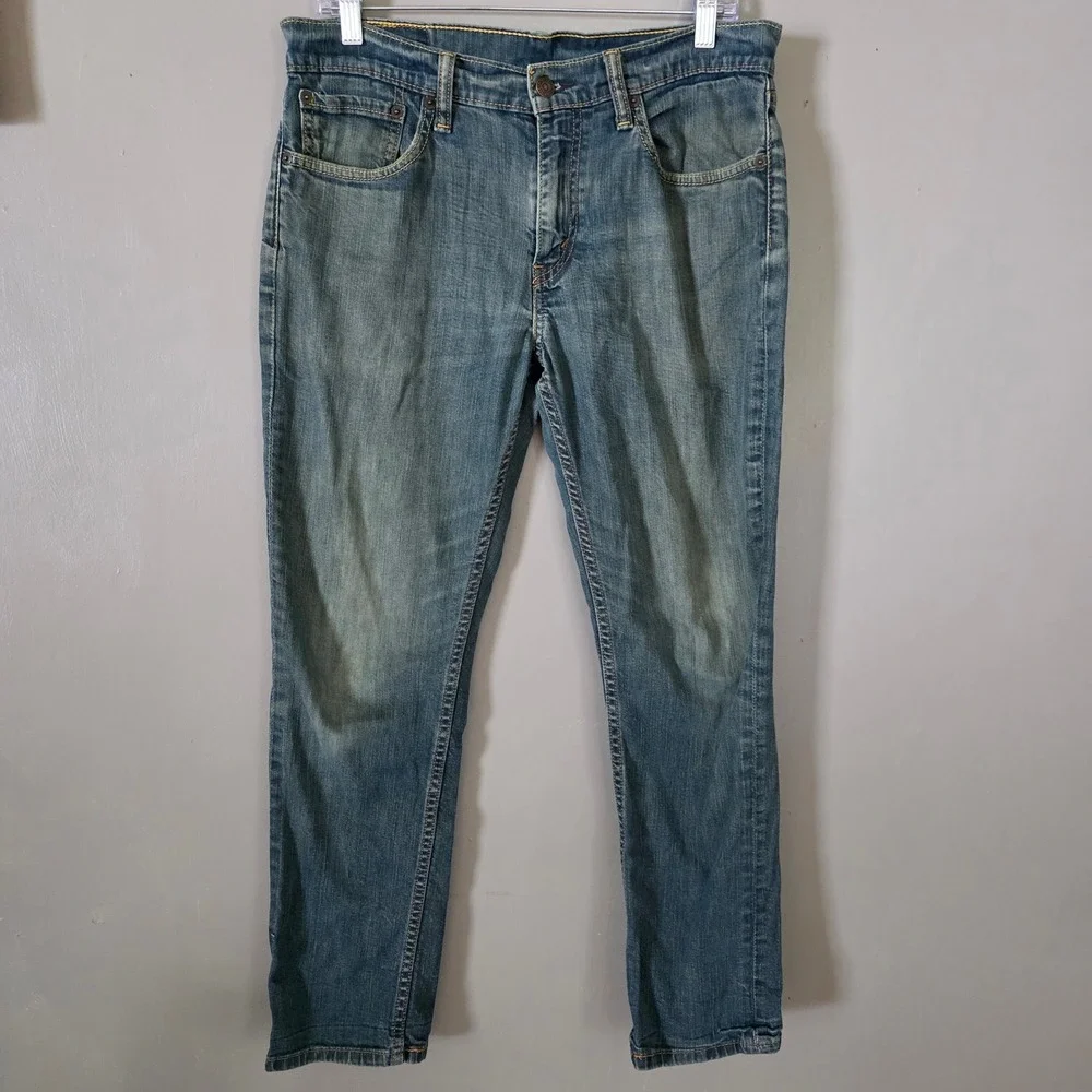 Levis Mens 511 Jeans Size 32x30 Medium Wash Blue Denim Pants